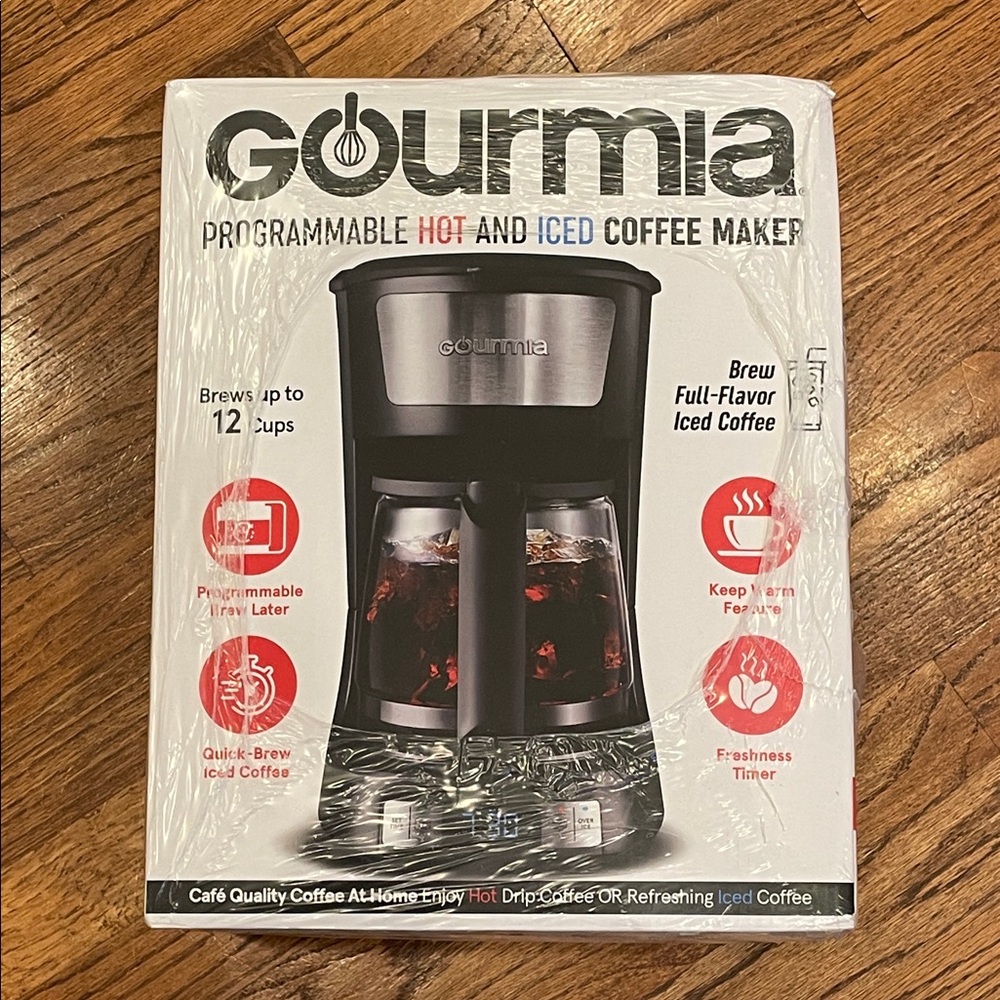 Gourmia Black Programmable Coffee Maker